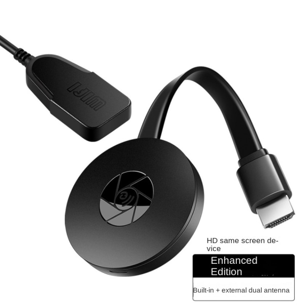 Langaton HDMI-näytön dongle-sovitin – näytön peilaus iPhonelle, iPadille, Androidille, tabletille, kannettavasta tietokoneesta HDTV:hen/näyttöön