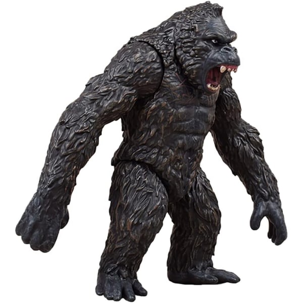 Gäng rörlig dockleksak Godzilla vs Kong leksak Skull Island karaktär rörlig led simulering gorilla modell samling dekorativ gåva open mouth