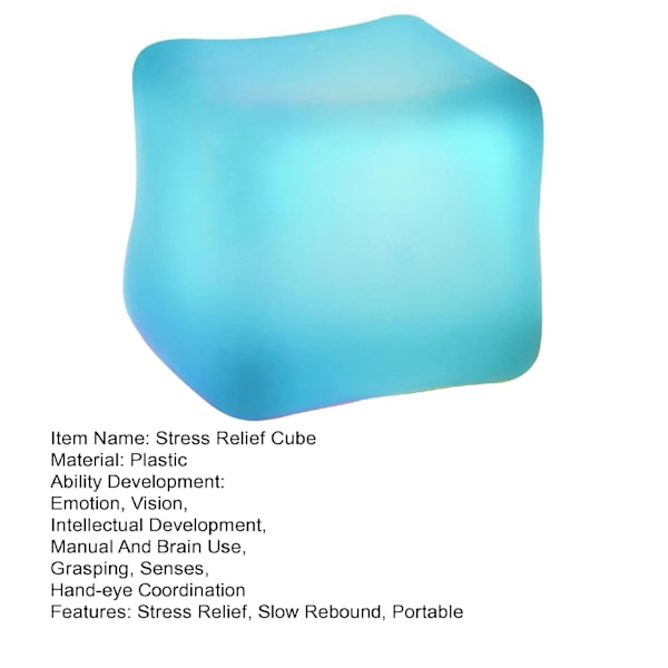 Sommarrea Schylling Nice Cube NeeDoh Stressboll - Sensoriska Leksaker, Ångest- & Stresslindring