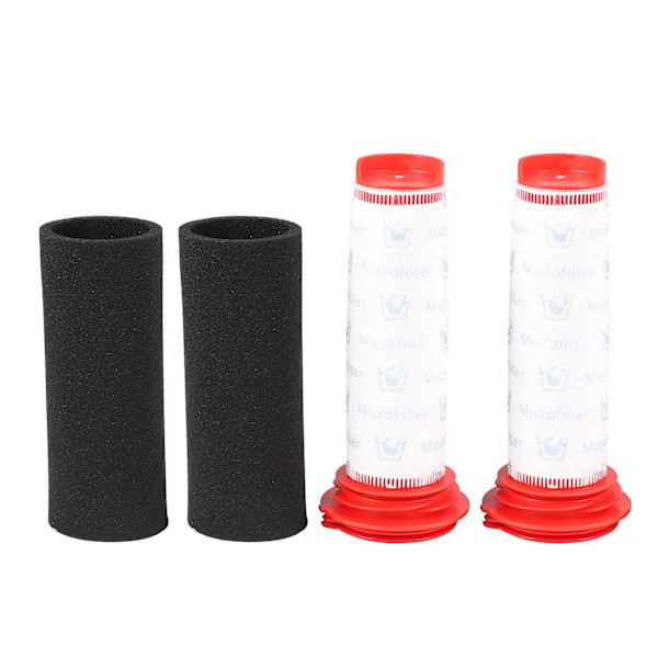 Sommarrea Stick Filter + Skuminsats Kompatibel Bosch Athlet Sladdlös Dammsugare (2 av Varje)
