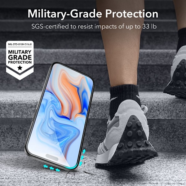 Sommarrea ESR iPhone 15 2-PACK Skärmskydd Härdat Glas 120
