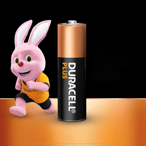 Duracell Plus AA-batterier - Alkaline 1,5 V - Upp till 100 % extra livslängd - Tillförlitlighet för vardagliga enheter - 0 % plastförpackning - 10 års lagring 12 pcs