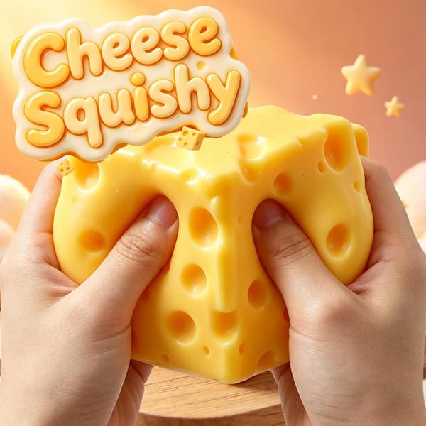 Ost Squishy Stressavlastningsleksak