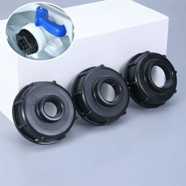 IBC dräneringstanklockadapter S60x6 Set 1/2 3/4 1 tum 3 st