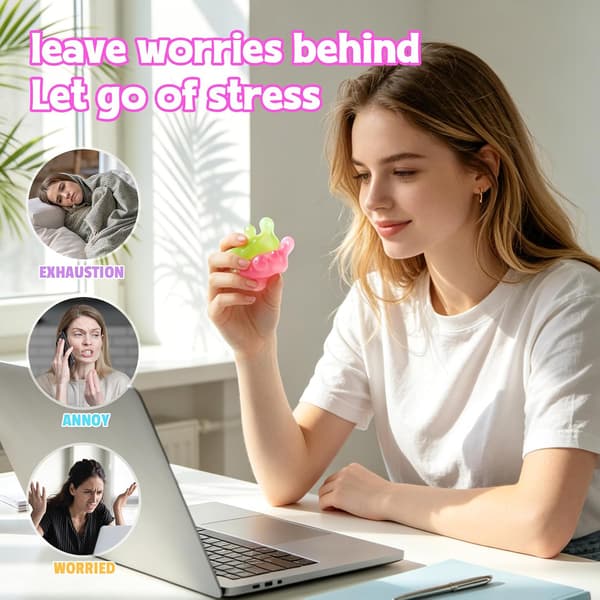 Stressbolde: Effektive redskaber til stresslindring og afslapning 4 Pack Virus