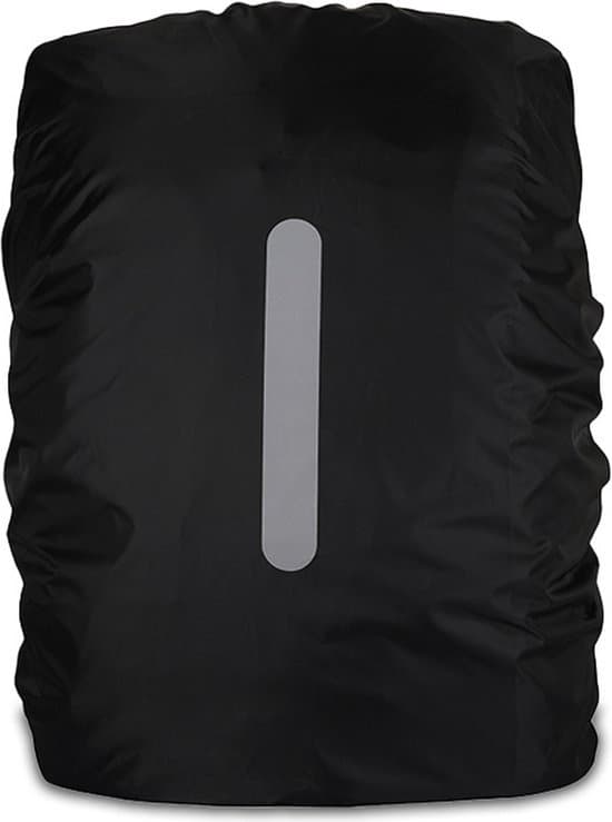 2-pack reflekterande vattentätt ryggsäcksregnskydd, polyester, kompatibelt med 30-40L ryggsäckar, utomhus