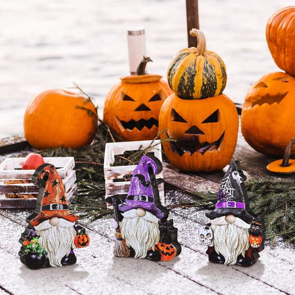 3 stk Halloween Nissefigurer Borddekorasjon 3 pcs