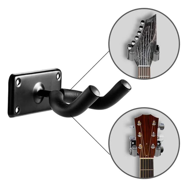 Guitar vægbeslag, krog holder, bøjle til akustisk guitar og bas