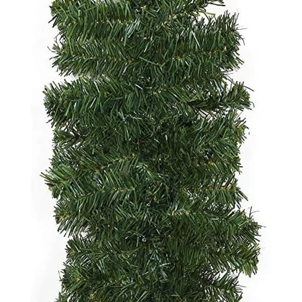 1 sett julefurugirlanderpynt 2,7m 30 LED varmhvit grønn PVC IP44 batteri