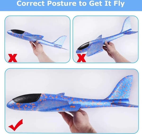 17,5-tommers Dual Mode Glider Skumflyleke 2 stk 2 pcs