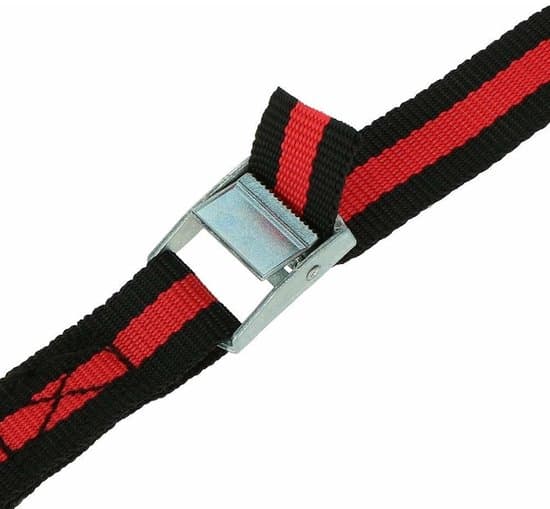 Surrestropper Sort 2-pak 2,5 m kompatibel med lastsikring Benson Spanbanden -