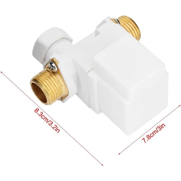 DC12V normalt lukket magnetventil G1/2 elektrisk bryter for solvannvarmer