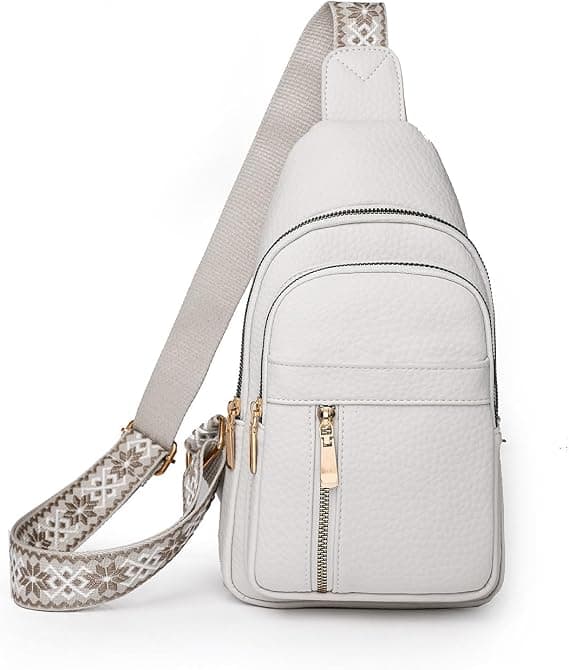 1 pakke - Wit Crossbodytaske til damer Wit 1 Pack -