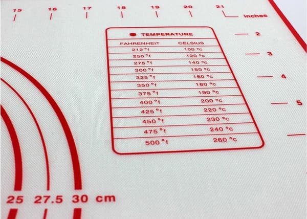 Silikon Bakeunderlag 60x80 cm Matkvalitet Varmebestandig Nonstick Pizza Bakverk