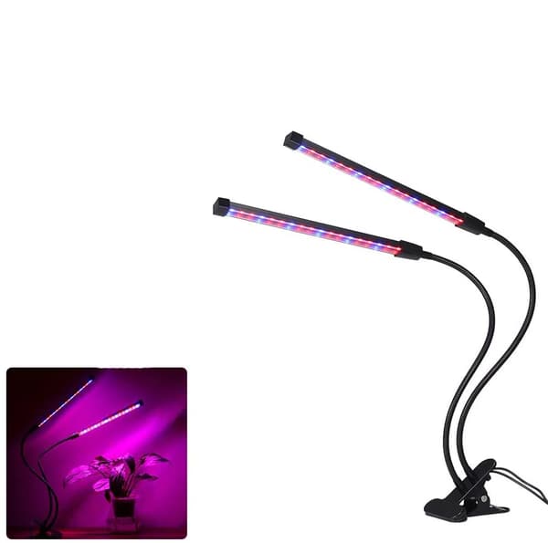 LED Vekstlys Full Spektrum 3 Moduser 360 Svanehals Innendørs Planter Urter