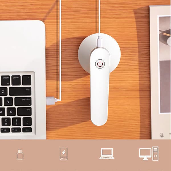USB genopladelig stofshaver rustfrit blad til tøj, sweater, sofa, tæppe