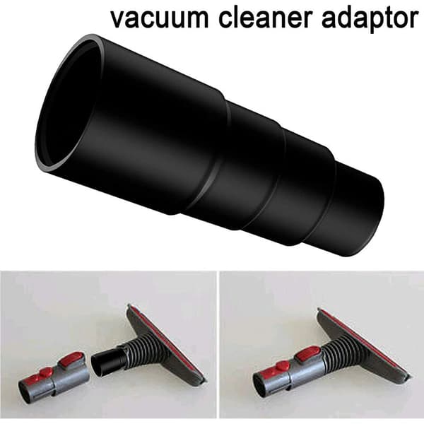 2 st. dammsugarslangadapter Universalomvandlare Plast Klippbar Multi-storlek Dammutsug Svart