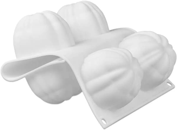 Halloween Græskar Silikoneform 1 stk. 6 Hulrum 3D Sæbe Lys Kage DIY Bagning