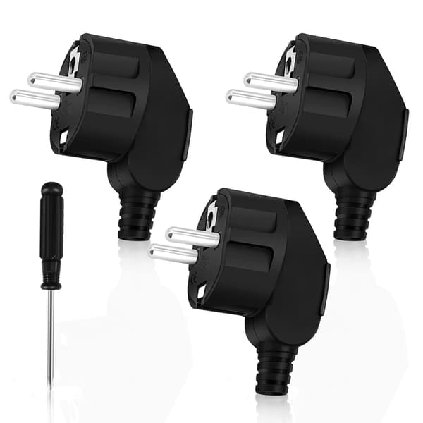 EU IP44 Vinklad stickpropp 230V 16A EU IP44 Angled