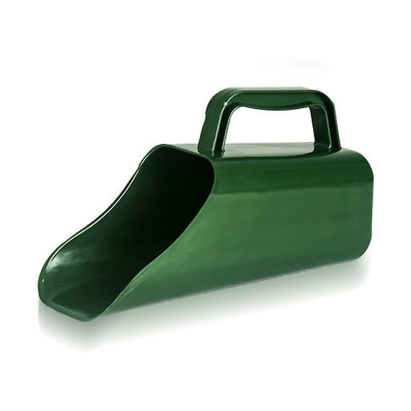 Grønn plast hagespade Multifunksjonell bøtte spade 22cm Transplantasjon Graving Potting 1 stk