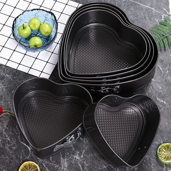 Hjärtformad non-stick kakform Heart Shaped Nonstick