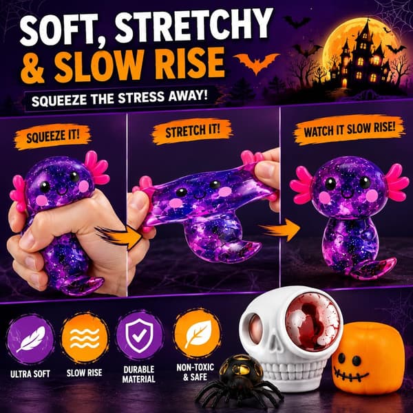 8-pak Squishy Fun Box Sæt Langsom Stigning Malt Sukker Fidget Legetøj Skrivebordsdekoration Gavesæt (A7) 8 Pack Squishy