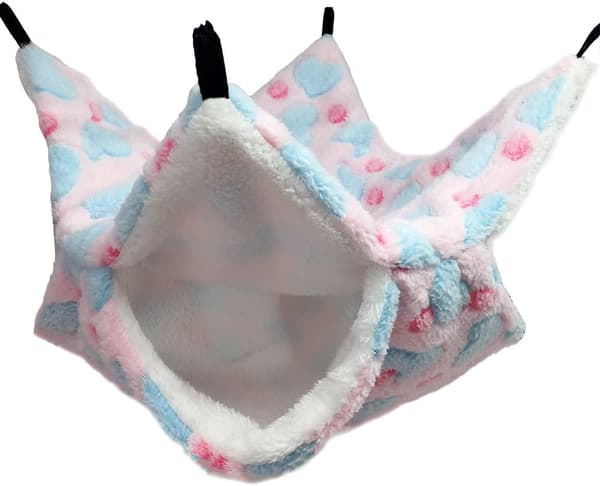 1 styck - Rosa hängmatta för smådjur roze 1 stuk -