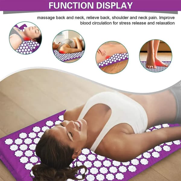 Akupressurmåtte Trykpunktsmassage Måtte Yogamåtte