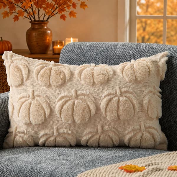 DFXSZ Høstputetrekk 12x20 Beige Stor Gresskar Dekor DFXSZ Fall Pillow