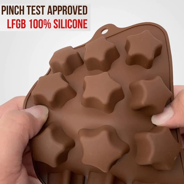 Silikoneform til chokolade, non-stick, genanvendelig, håndlavet