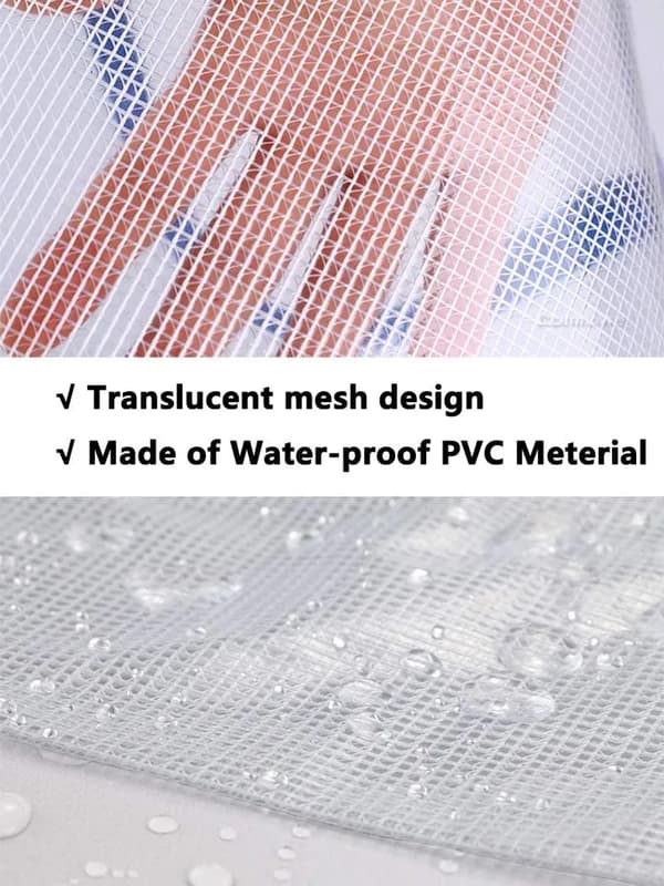 A4-dokumentmappe, lynlåspose til opbevaring, gennemsigtig PVC-lynlåspose, dokumentorganisator, opbevaringspose til forretningskontor