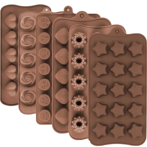 Silikoneform til chokolade, non-stick, genanvendelig, håndlavet