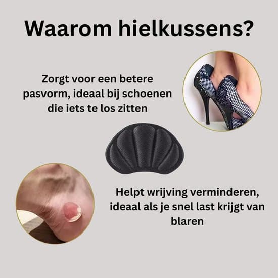 6-pakning svarte hælgrep, selvklebende, anti-gnagsår, kan klippes