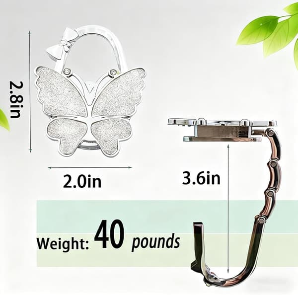 Vikbar väskkrok för bord, bärbar väskhängare PJY Foldable Purse