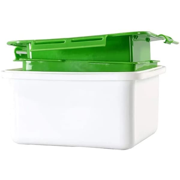 Tofupresse Vannfjerner i PP-materiale 16x14x8.5cm Grønn 1stk