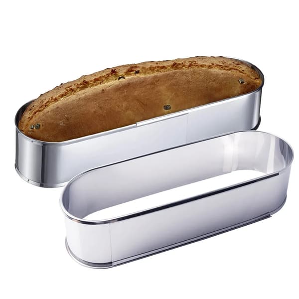 Justerbar bakform i rostfritt stål Adjustable Stainless Baking