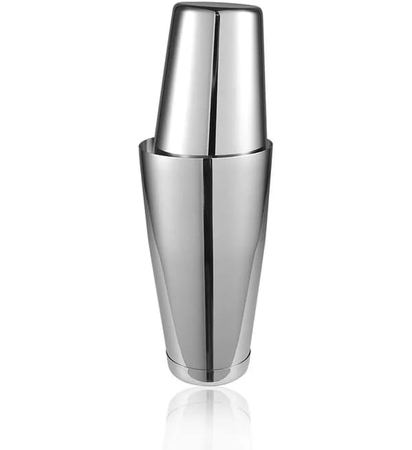 Boston Cocktailshaker Set Rostfritt Stål 820ml 550ml Silver 1 Set