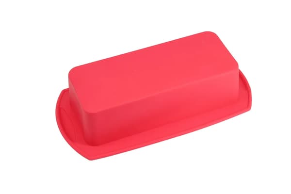 Silikone brødform, ca. 27×13×6.5cm, rød Silicone Loaf Bread