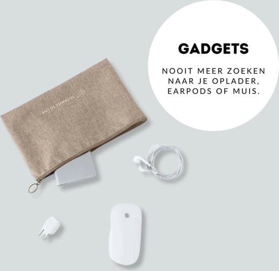 7-pak pakkekuber sæt bagageorganisator beige Packing cubes set