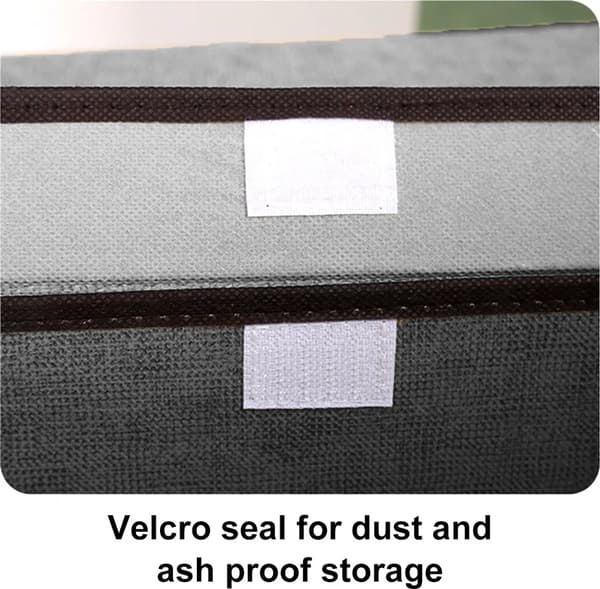 Förvaringslådor med lock 2-pack vikbara stapelbara för leksaker kläder böcker