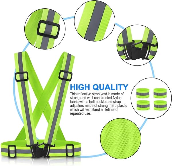 Reflekterende sikkerhetsvestsett Reflective Safety Vest
