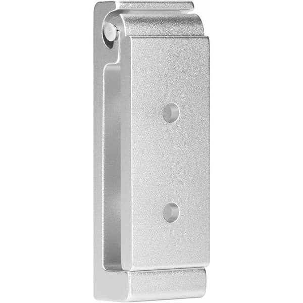 Vikbara klädkrokar i aluminium, 4-pack, silver, väggmonterade, platsbesparande för hall och badrum