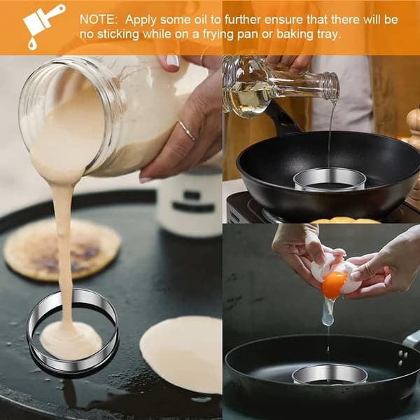Premium Burgerringer / Dessertringer 6 Stykker