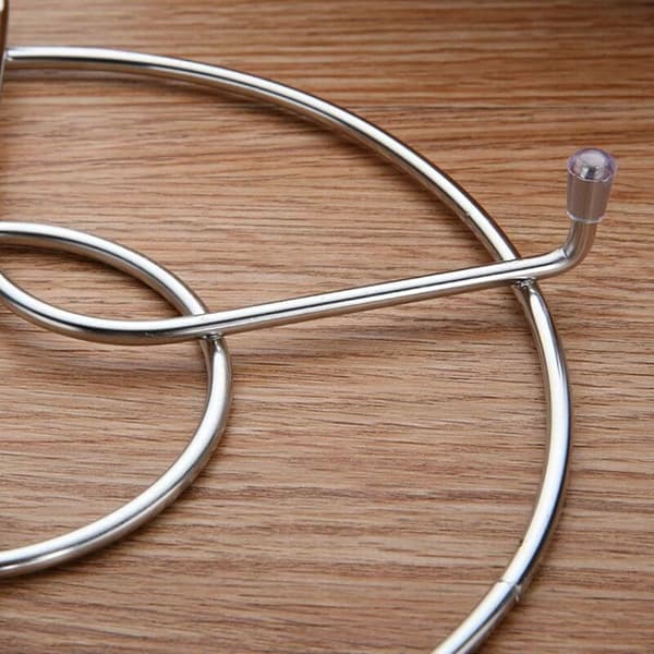 Dampstativ i rustfrit stål med 3 ben til madlavning og afkøling. Førsteklasses rustfrit stål modstår. Punktsvejsede samlinger holder rigeligt