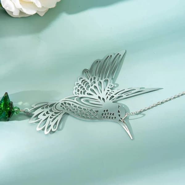Kolibri Krystalglas Prisme Solfanger Regnbue Lys Have Vindue Hjem Gave