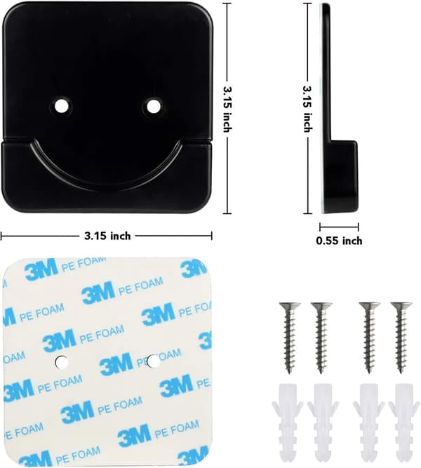 Sterk selvklebende dusjstangholder No-Drill Shower Rod