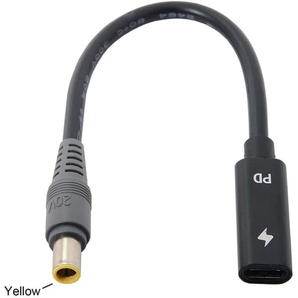 USB-C hunninngang til DC strøm PD ladekabel for bærbar PC 18-20V