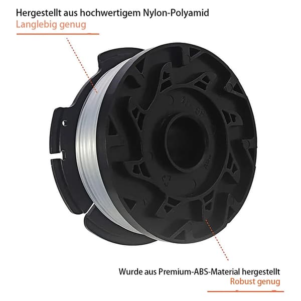 3/4/6 kpl vaihtosiimaa BLACK + DECKER AF-100 -trimmeriin