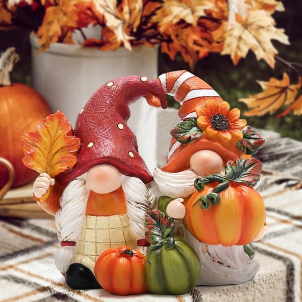 Efterårs Thanksgiving Græskar Nisse Dekoration Hodao Fall Thanksgiving