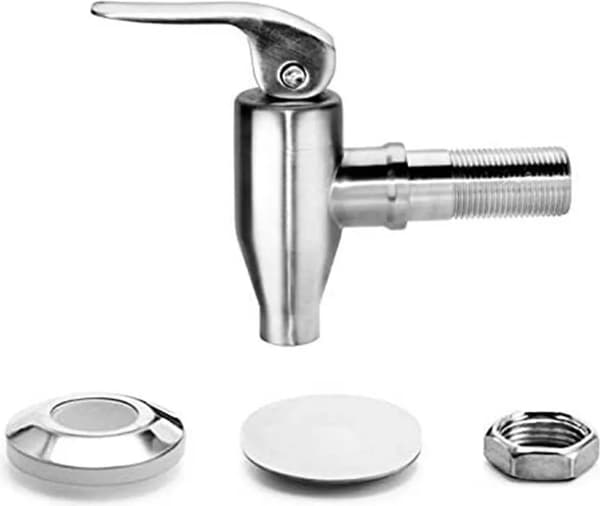 Drikkedispenser i rustfritt stål, erstatningskran, vinjuice roterende kran ølkran vanndispenser for øltønne (16 mm)